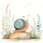 0153-csiga-pasztel-illusztracio