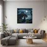 0184-voros-haju-lany-a-holdfenyes-tengerparton