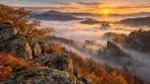Ködbe Vesző Hajnal falikép – prémium nyomat