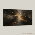 Aranyrepedés vászonkép – Texturált fény