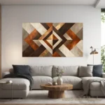 Geometria Fényei – prémium vászonkép